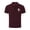 Wine, variant on OIOLOYJM Hawaiian Golf Shirts for Men Short-Sleeve Mesh Casual Quick Dry Lightweight Polo Shirts Fashion Work Workout Collared T Shirts White L