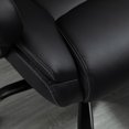 thumbnail image 2 of Harper & Bright Designs Big and Tall 400lbs Executive Office Chair with Wide Seat, Computer Desk Chair with High Back PU Leather Ergonomic Upholstery, Adjustable Height and Swivel Wheels, Black, 2 of 9