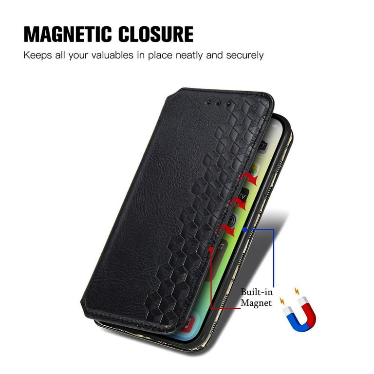 Mantto Designed for Samsung Galaxy A52 5G Case, Retro PU Leather Wallet Phone  Case with Credit Card Holder Protective Shockproof Magnetic Kickstand Flip  Cover for Samsung Galaxy A52 5G, Black - Walmart.com
