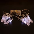 thumbnail image 1 of Luces de cadena, lámpara LED con clip para fotos, luces de cadena, decoración, lámpara con clip para fotos, eficiencia óptima, 1 of 14