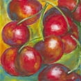 thumbnail image 2 of Zarris, Chariklia 12x12 Black Ornate Wood Framed with Double Matting Museum Art Print Titled - Abstract Fruits III, 2 of 4