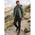 thumbnail image 4 of Pdbokew Men's Lightweight Hiking Pants Breathable Sports Outdoor Jogger Pants with Elastic Waist Black 34, 4 of 8