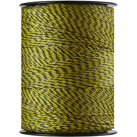 VEVOR Electric Fence Wire, 3366Ft 1026M Portable Polywire, 1/8" Diameter 6 Stainless Steel Strands for Reliable Conductivity and UV, Rust Resistance, Fencing Rope Line for Horse, Cattle, Livestock