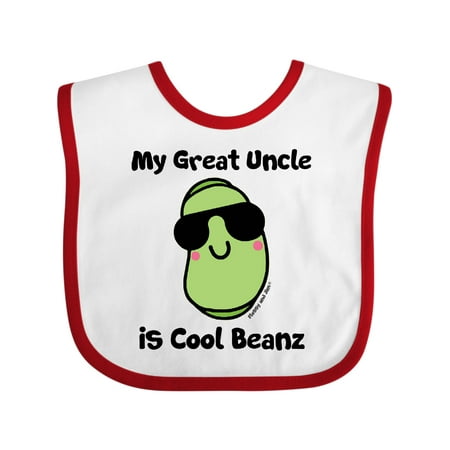 

Inktastic Cool Beans Great Uncle Gift Baby Boy or Baby Girl Bib