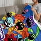 thumbnail image 3 of Smiling Critters - Critters Sonrientes anti-pilling, suave, ligera, esponjosa y acogedora de lujo para hogar y cocina – Perfecta para niños y adultos,130X150cm, 3 of 6