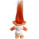 thumbnail image 2 of Lucky Troll Dolls, Vintage Troll Dolls Cromático Adorable para colecciones, proyectos escolares, artes y manualidades, regalos de fiesta, cabello naranja de 7.5 pulgadas de alto (incluye la longitud d, 2 of 4