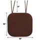 thumbnail image 3 of Cojín para silla Sweet Home Collection, espuma viscoelástica, paquete de 2, 3 of 5