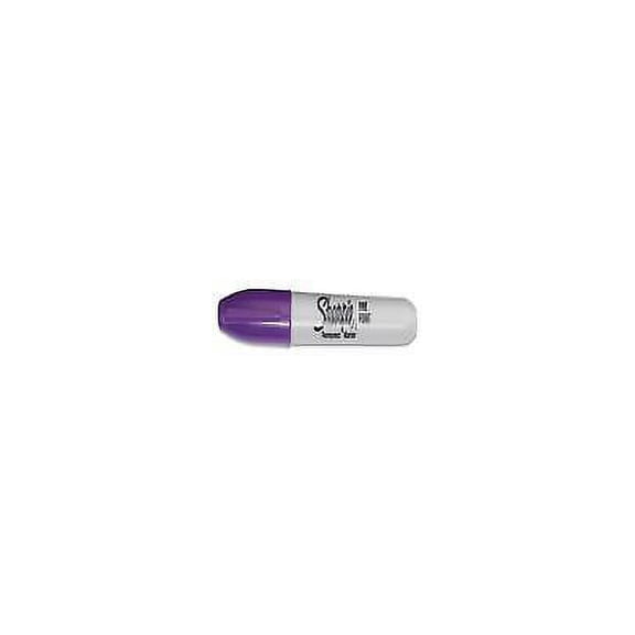 1PK Fine Tip Permanent Marker, Fine Bullet Tip, Purple, Dozen