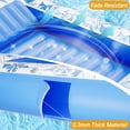 thumbnail image 4 of Flotador inflable para piscina SplashnSpray para adultos con reposacabezas y portavasos, 4 of 7