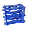 thumbnail image 4 of arctrm 1/64 Scale Vehicle Display Stand Miniature Parking Lot Sand Table Realistic Simulation Micro Landscape Garage Display Diorama 3 Layer Blue, 4 of 9