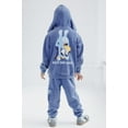 thumbnail image 4 of Bluey Fleece Waffle Knit Pullover Hoodie T-Shirt and Jogger Pants 3 Piece Outfit Set Toddler, 4 of 5