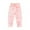 Pink, variant on Diufon Lounge Pants for Girls Trendy Polka Dot Prints Pants Elastic Waist Drawstring Trousers