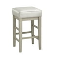 thumbnail image 3 of OakvillePark Holbrook Square Counter Height Barstool (Set of 2), White, 3 of 5