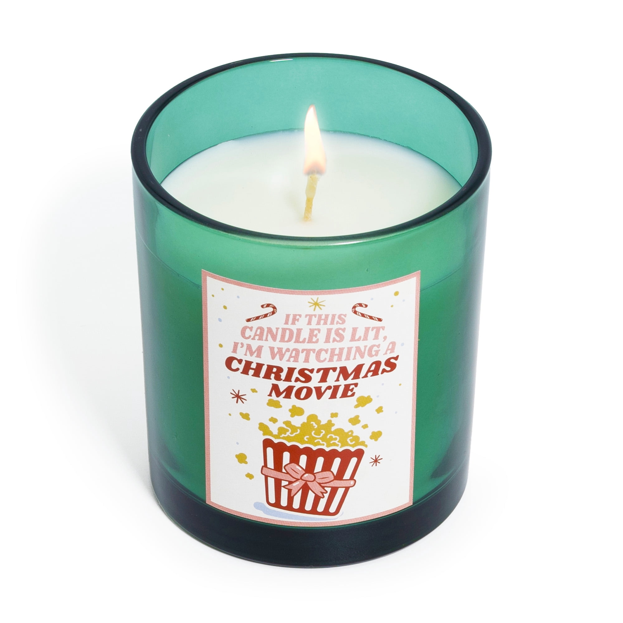 Mainstays 1-Wick Glass Jar Candle, If This Candle Is Lit, Alpine Forest Scent, 7 oz