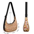 thumbnail image 4 of Pizza Crossbody Bag for Women Adjustable Strap Lightweight Nylon Pizza Pattern Funny Foodie Cartoon Food Delicious Gifts Small Purse Travel Everyday Use, 4 of 5