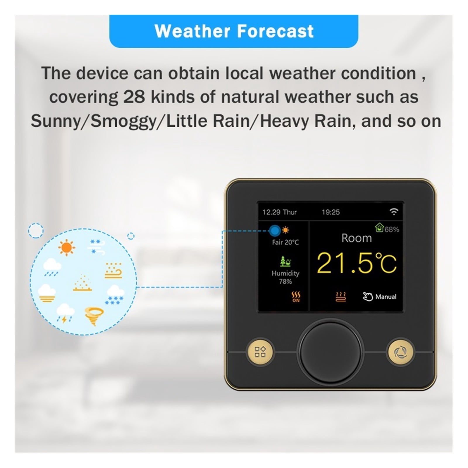 Tuya Smart Thermostat, Electric Floor Heating Water Gas Boiler ,Termostat Digital Warm Underfloor Temperature Controller