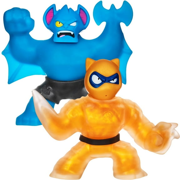 Heroes of Goo Jit Zu Water Blast, 2-Pack Action Figures, Golden Pantaro and Battaxe