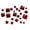 20730#, variant on UDIYO 24Pcs Women DIY Foot Decor Wine Red Toenail Sticker Fake Nail Tip Art Decoration