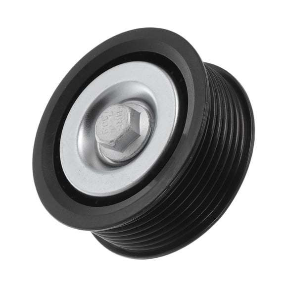Unique Bargains Drive Belt Idler Pulley for Bentley for Continental 2003-2018 Serpentine Tensioner Pulley Idler with Bolt Washer No.07C145276F Plastic Black 1 Pcs