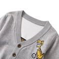 thumbnail image 3 of URMAGIC Toddler Boys Girls Funny Dinosuar Long Sleeve Button Cardigan Sweater Coat(2-7T), 3 of 10