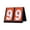 B, variant on Waterproofs Score Board Tabletop Flipping Scoreboard Scores Keeper Score Flippers for Basketball Volleyballs Table Tennis