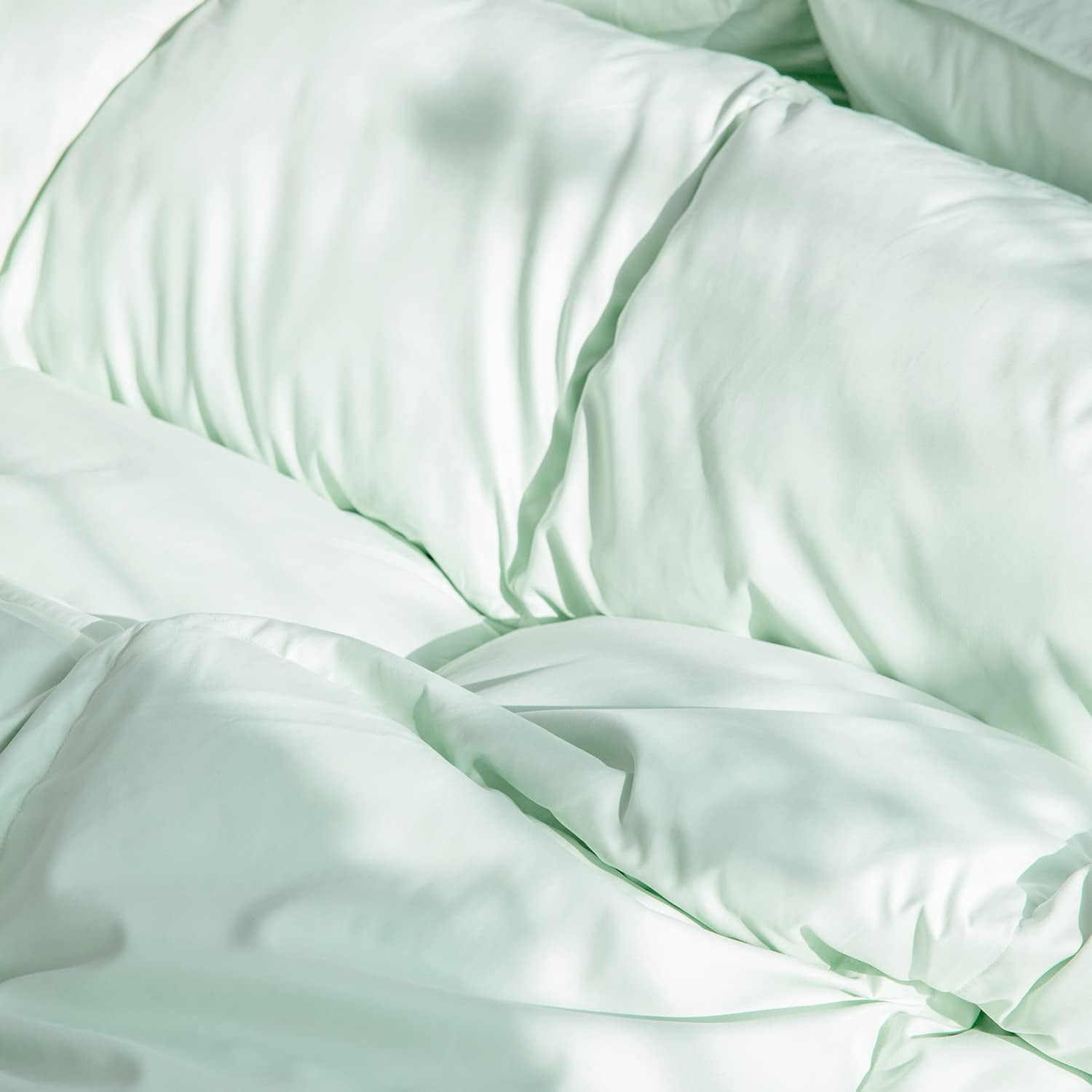 REWARDOWN Kapok Down Comforter Queen Size, White Down and Kapok Blended Filling Winter Duvet Insert