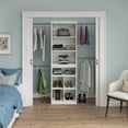 thumbnail image 4 of SystemBuild Rochon Closet Storage System in White, 4 of 9