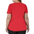 thumbnail image 4 of V-Neck Scrub Tops Women - Stretchy Pocket Nurse Scrubs with Medical Uniform Fit XL Polyester, 4 of 4