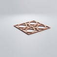 thumbnail image 4 of Ekena Millwork 7 3/8"W x 7 3/8"H x 1/4"T Extra Small Fleetwood Decorative Fretwork Wood Wall Panels, Cherry, 4 of 18