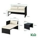 thumbnail image 4 of Sala Exterior Esquinera Derecha Mueble Juego Jardín Ratan beige, 4 of 4
