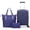 Blue- 3 PCS, variant on Zimtown Carry-on Luggage Set 3 Piece Lightweight Suitcase Set with Duffel Bag, PP Hard Shell Suitcase 20" Luggage Sets Spinner Wheels, Green