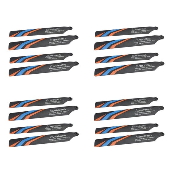 16Pcs Main Blade Propellers for  XK K127 RC Helicopter Airplane Drone Spare Upgrade Parts Accessories