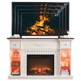 thumbnail image 4 of SinCiDo Fireplace TV Stand for 60 Inch, Farmhouse LED Entertainment Center w/7 Color for Living Room, 4 of 8