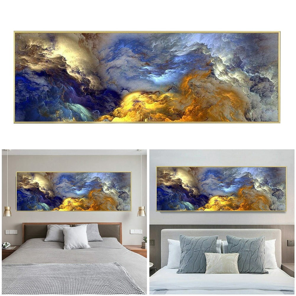 BAMILL Abstract Cloud Canvas Painting Canvas Wall Art Home Decor Wall Picture Unframed