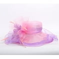 thumbnail image 4 of Women Derby Hat Church Tea Party Fascinators Wedding Organza Hats, 4 of 5
