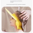 thumbnail image 4 of Gorro de ducha para bebé, gorro de baño de champú de silicona ajustable, gorro con visera, protege los ojos y las orejas para bebés, niños pequeños, 4 of 5