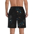 thumbnail image 3 of Bixox Men's Game Time printing Casual Classic Fit Short Summer Beach Shorts, 3 of 6