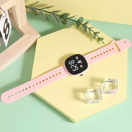 Clearance Now! HIMIWAY Sweatshirt Dress Gps-Enabled Electronic Watches for Kids Innovative and Smart Wearable Technology for Kids LED Electronic Waterproof Watch