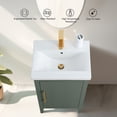 thumbnail image 5 of Vanity Art 20” Single Sink Bathroom Vanity Cabinet with Ceramic Countertop, 5 of 11