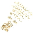 thumbnail image 2 of 16pcs Women Spiral Dreadlock Rings Viking Braids Jewelry Metal Hair Clips, 2 of 8