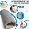 thumbnail image 2 of Shower Mat, Non Slip Bath Mats For Textured Tub,23.635.4 Inch, Pvc Loofah Shower Stall Mats For Bat, 2 of 5