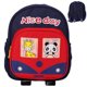 thumbnail image 5 of Mochila De Dibujos Animados, Mochila De Escuela Primaria, Elegante, Colorida, Suave Para La Escuela EOTVIA Azul oscuro, 5 of 8
