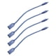 thumbnail image 1 of 4X Azul USB 3.0 Hembra A Macho M / M Tipo A Enchufe Cable de Extnsion de Conector 30cm, 1 of 5