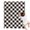 Black and White, variant on Black and White Checkered Pattern Blanket,Comfortable Soft Flannel Throw Blanket,All Season,Warm Lightweight Blankets for Sofa Bed Couch Living Room Chair,30"x40"