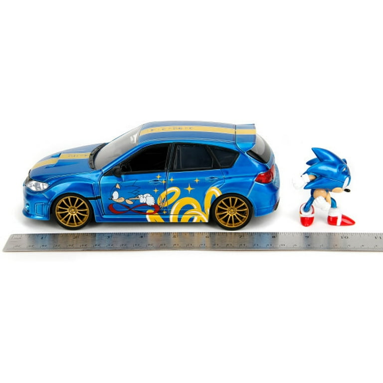 ソニック・ザ・ヘッジホッグ ミニカー　スバル インプレッサ WRX STI Amazon.com: Sonic The Hedgehog 1:24 2012 Subaru Impreza WRX
