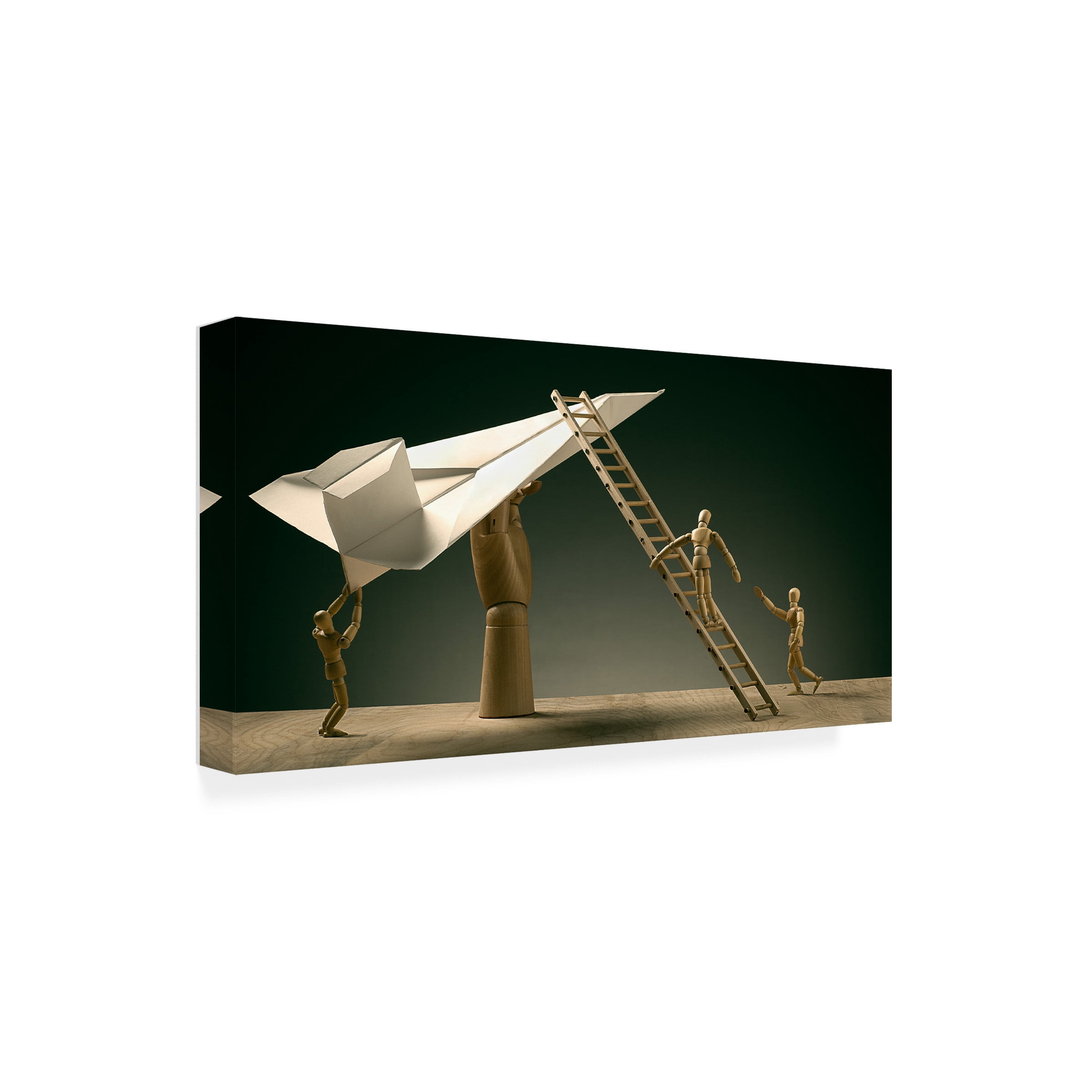 Timothy Tichy 'Pre Flight Inspection' Canvas Art