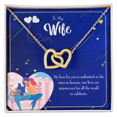 thumbnail image 2 of To My Wife Unlimited Love Inseparable Necklace, 2 of 20