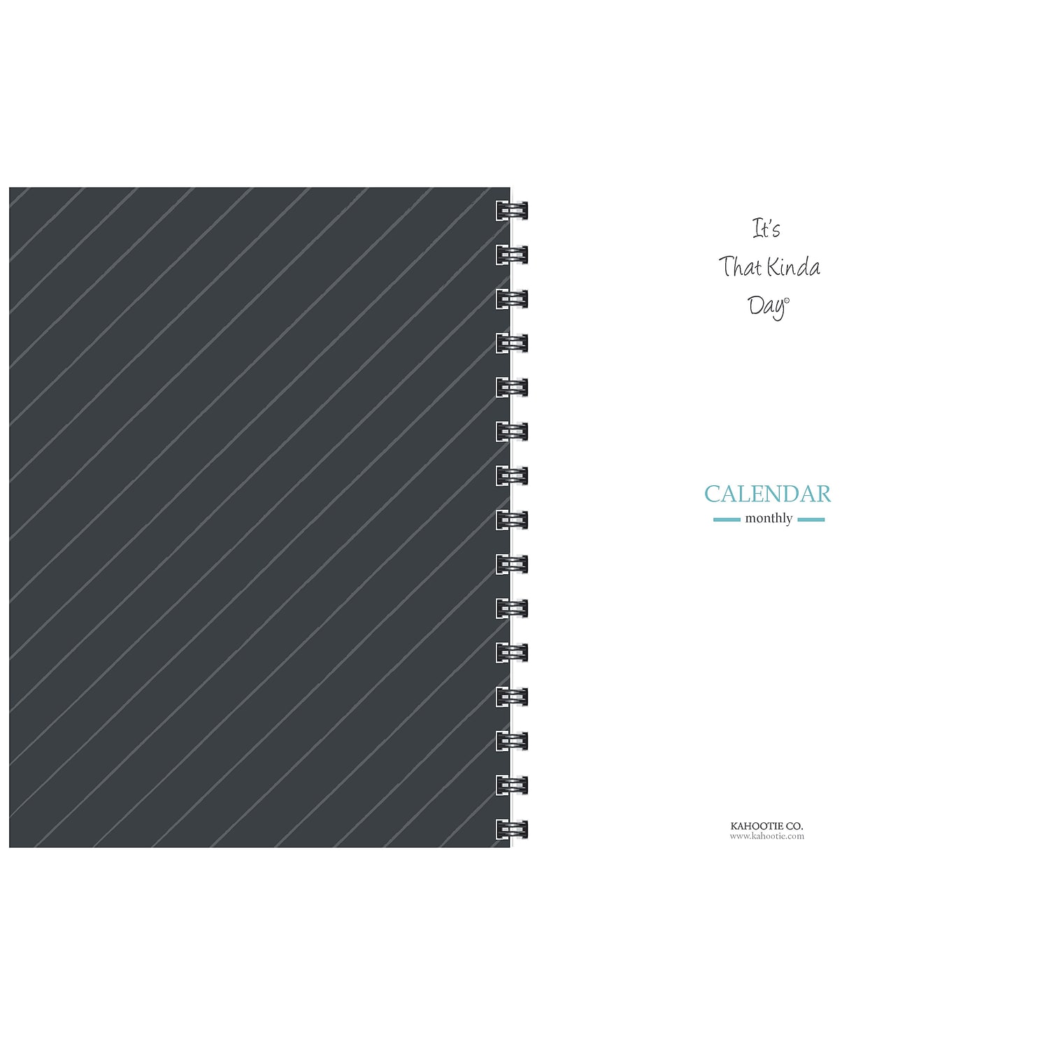 Kahootie Co It's That Kinda Day Weekly Planner 9” x 11.5” Gray (ITKLWG)