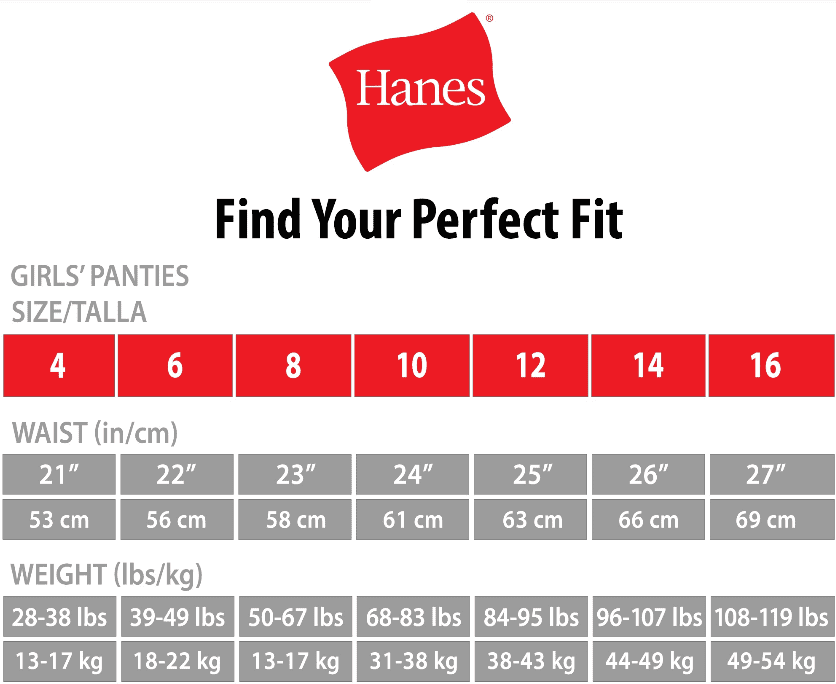 Hanes Girls' Underwear No Ride Up Cotton Bikini Panties 9+3 Free Bonus Pack (Little Girls & Big Girls)