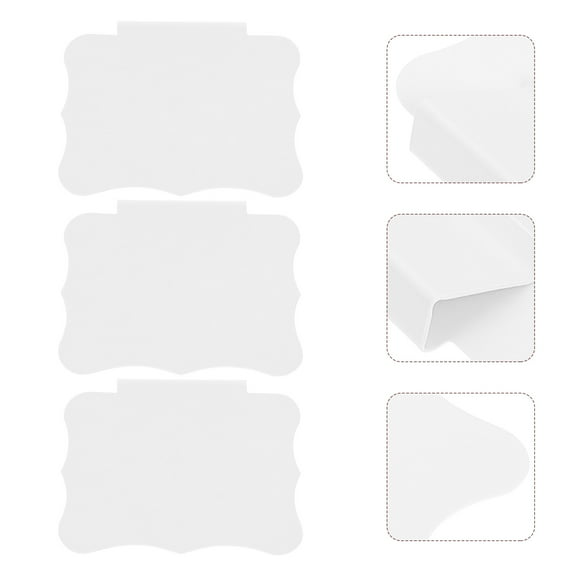 10pcs Removable PVC Bin Tags for Pantry Organization Labels and Basket Holders